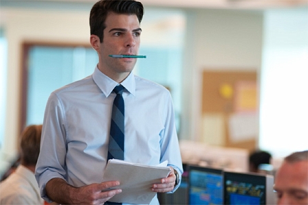 Zachary Quinto in "Margin Call"